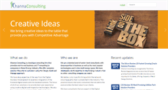 Desktop Screenshot of khannaconsulting.com
