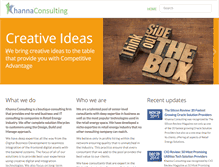 Tablet Screenshot of khannaconsulting.com